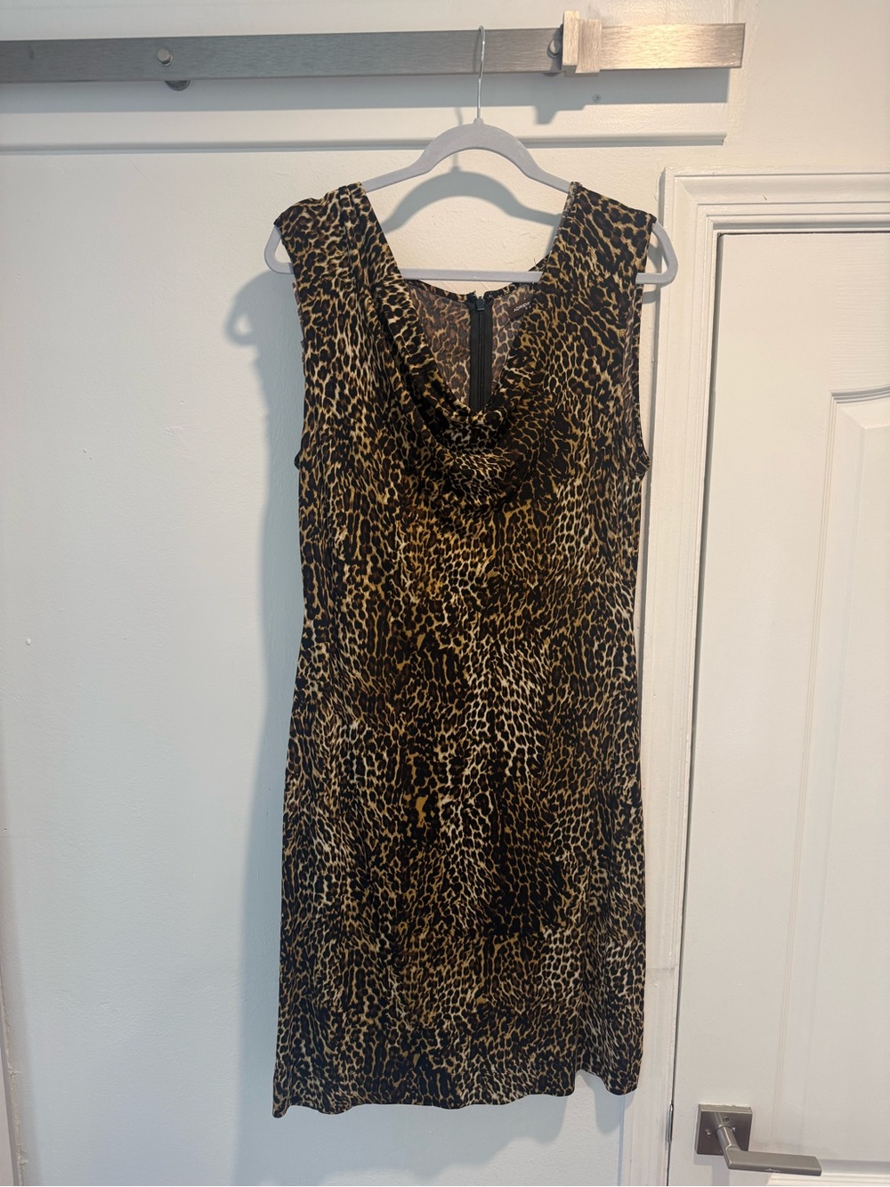 Adrienne Vitadini Leopard Print Women's Dress